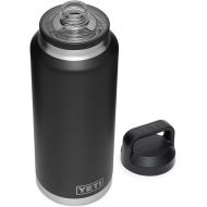 YETI Rambler 46 oz Bottle, Vacuum Insulated, Stainless Steel with Chug Cap, Black