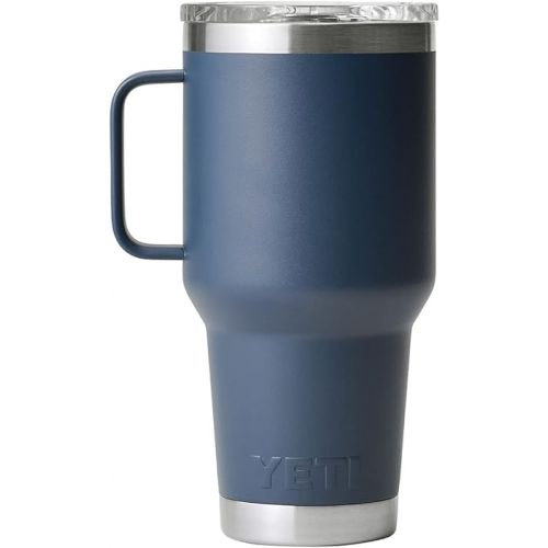 예티 YETI Rambler 30 oz Travel Mug, Stainless Steel, Vacuum Insulated with Stronghold Lid