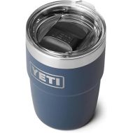YETI Rambler 8 oz Stackable Cup, Stainless Steel, Vacuum Insulated Espresso Cup with MagSlider Lid, Navy