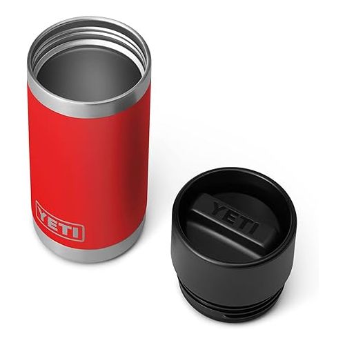 예티 YETI Rambler 12 oz Bottle, Stainless Steel, Vacuum Insulated, with Hot Shot Cap