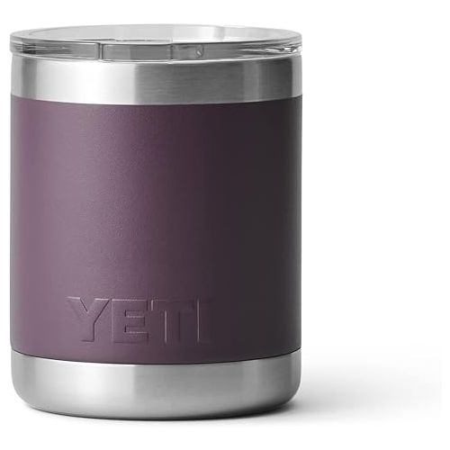 예티 YETI Rambler 10 oz Lowball, Vacuum Insulated, Stainless Steel with MagSlider Lid, Nordic Purple