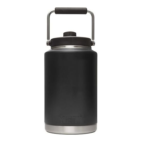 예티 YETI Rambler Gallon Jug, Vacuum Insulated, Stainless Steel with MagCap, Black