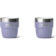 YETI Rambler 4 oz Stackable Cup, Stainless Steel, Vacuum Insulated Espresso/Coffee Cup, 2 Pack, Cosmic Lilac