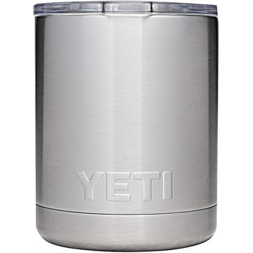 예티 YETI Rambler 10 oz Lowball, Vacuum Insulated, Stainless Steel with Standard Lid