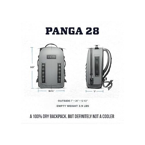 예티 YETI Panga 28 Airtight Waterproof Submersible Backpack, Tan