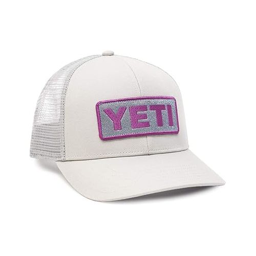 예티 YETI Logo Badge Mid-Profile Trucker Hat with Bureo Brim