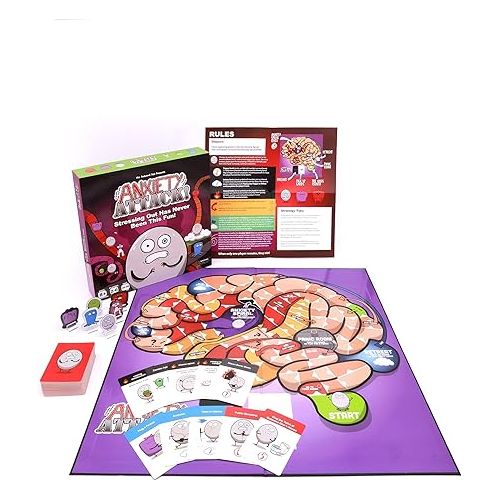 예티 The Awkward Yeti Anxiety Attack! Card Game, A Family Fun Game for Kids and Adults - Funny and Therapeutic Playing Cards for Game Nights with Family of Kids and Teens, 2-6 Players, 8+
