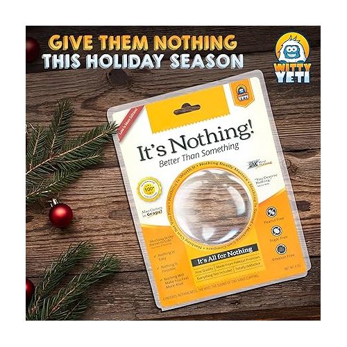 예티 Super Funny, The Gift of Nothing Gag Gift. Hilarious Practical Joke for The Person Who Has Everything Fun Xmas Prank for Friends. Great Family Friendly Christmas Stocking Stuffer