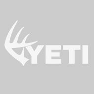 YETI Sportsman's Decal Whitetail Shed White
