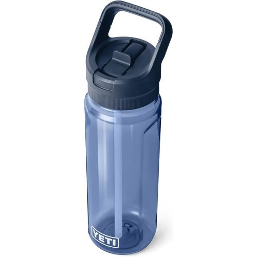 예티 YETI Yonder 750 ml/25 oz Water Bottle with Yonder Straw Cap, Navy