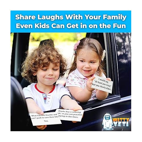 예티 Witty Yeti Super Hilarious, Bad Parking Cards 50 Pk. Get Revenge with Family-Friendly Novelty Notes. Feel The Satisfaction of Pranking Idiot Parkers with Funny Notices, Xmas Stocking Stuffers