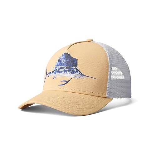 예티 YETI Sailfish Badge Mid Pro Trucker Hat, Salmon