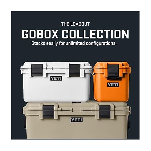 예티 YETI LoadOut GoBox 15 Divided Cargo Case, King Crab