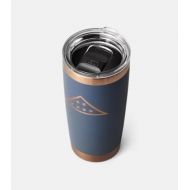 Rambler 20 oz Tumbler, Stainless Steel, Vacuum Insulated with MagSlider Lid, Folds of Honor - Navy