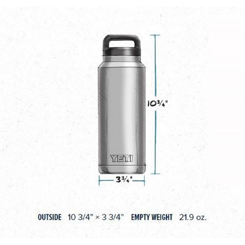 예티 YETI Rambler 36oz Vacuum Insulated Stainless Steel Bottle with Cap