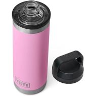 YETI Rambler 18 oz Bottle, Vacuum Insulated, Stainless Steel with Chug Cap, Power Pink