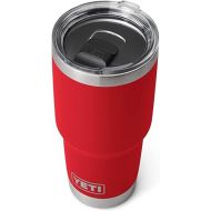 YETI Rambler 30 oz Tumbler, Stainless Steel, Vacuum Insulated with MagSlider Lid, Rescue Red