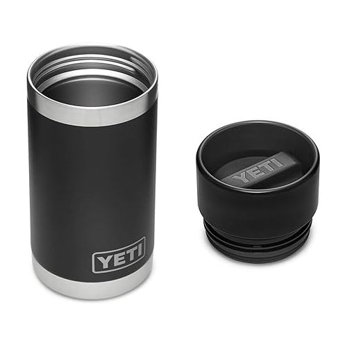 예티 YETI Rambler 12 oz Bottle, Stainless Steel, Vacuum Insulated, with Hot Shot Cap