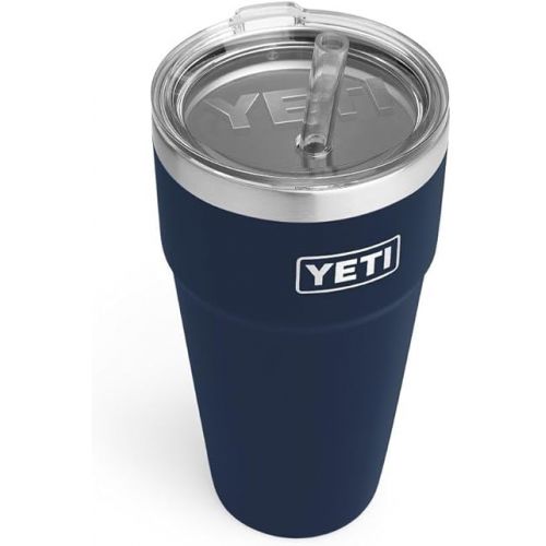 예티 YETI Rambler® 26 OZ Straw Cup - Navy