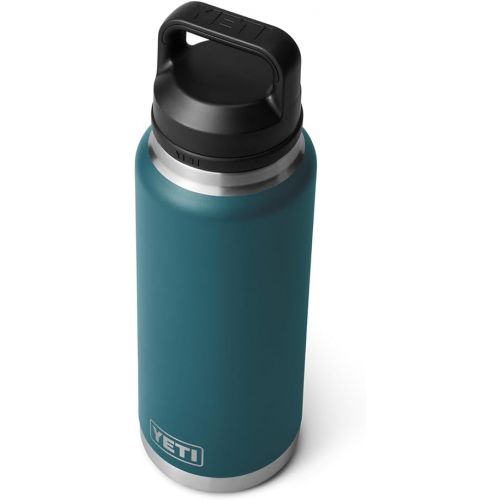 예티 YETI Rambler 36 oz Bottle, Vacuum Insulated, Stainless Steel with Chug Cap, Agave Teal