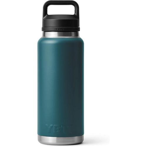 예티 YETI Rambler 36 oz Bottle, Vacuum Insulated, Stainless Steel with Chug Cap, Agave Teal