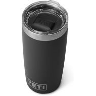 YETI Rambler 10 oz Tumbler, Stainless Steel, Vacuum Insulated with MagSlider Lid, Black