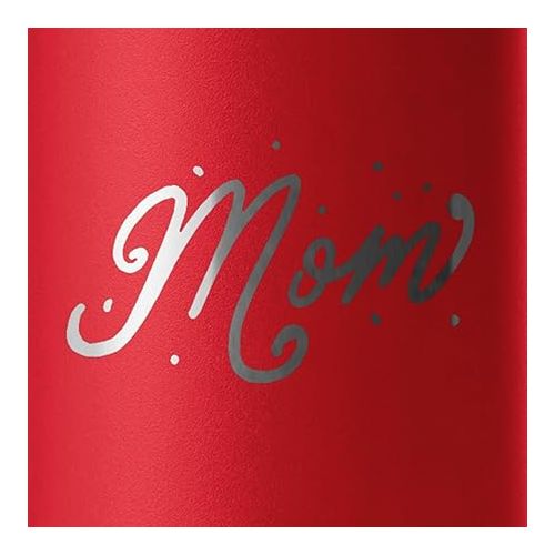 예티 YETI Rambler 42 oz Straw Mug, Vacuum Insulated, Stainless Steel, Rescue Red (MOM)