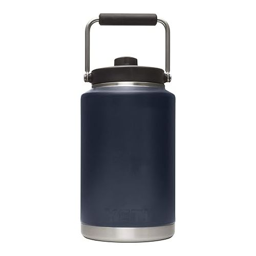 예티 YETI Rambler Gallon Jug, Vacuum Insulated, Stainless Steel with MagCap, Navy