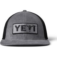 YETI Steer Badge Corduroy Flat Brim Hat