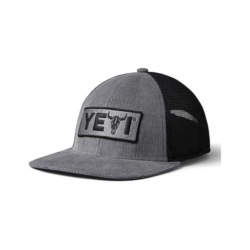 예티 YETI Steer Badge Corduroy Flat Brim Hat