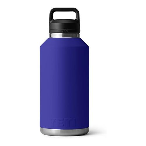 예티 YETI Rambler 64 oz Bottle, Vacuum Insulated, Stainless Steel with Chug Cap, Offshore Blue