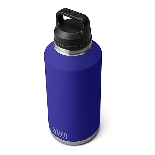 예티 YETI Rambler 64 oz Bottle, Vacuum Insulated, Stainless Steel with Chug Cap, Offshore Blue