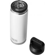 YETI Rambler Vaccum Insulated Stainless Steel Bottle with Chug Cap, White, 760ml (26oz)