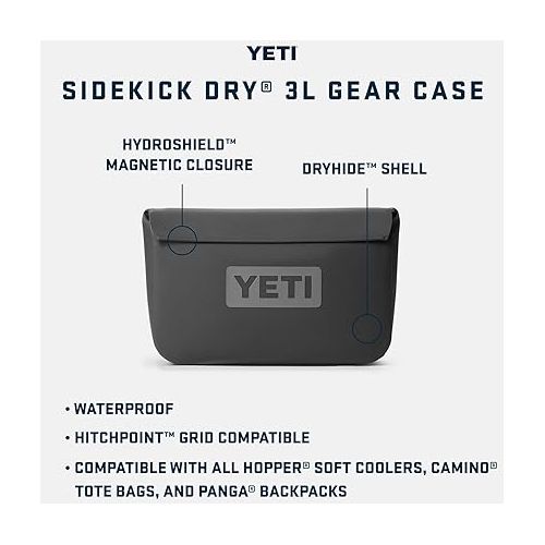 예티 YETI Sidekick Dry Waterproof Gear Case and Bag Accessory