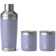 YETI Rambler 20 oz Cocktail Shaker and (2) YETI 10 oz Lowballs Bundle, Cosmic Lilac