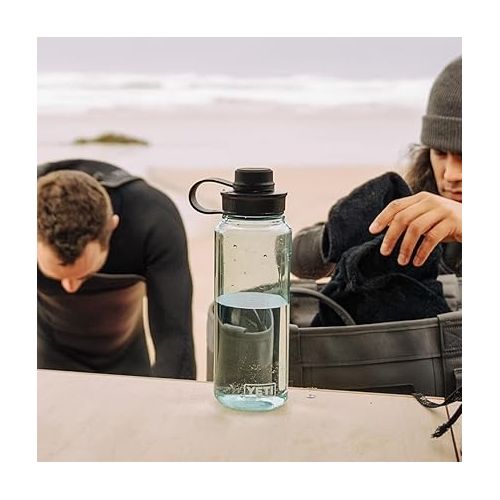 예티 YETI Yonder 1L/34 oz Water Bottle with Yonder Tether Cap, Agave Teal