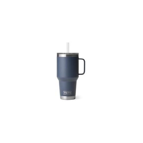 예티 YETI Rambler Straw Mug, Navy, 35oz (1035ml)