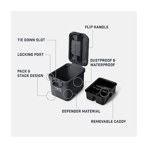 예티 YETI LoadOut 15 GoBox Divided Cargo Case, Camp Green