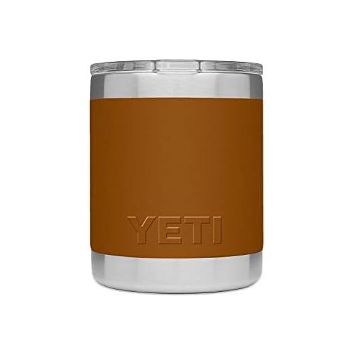 예티 [아마존베스트]YETI Rambler 10oz Vacuum Insulated Stainless Steel Lowball with Lid, Clay