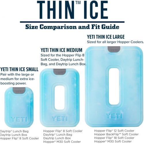 예티 YETI Thin Ice Refreezable Reusable Cooler Ice Pack