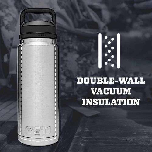 예티 YETI Rambler 26 oz Bottle, Vacuum Insulated, Stainless Steel with Chug Cap