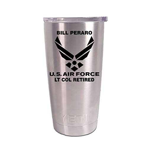 예티 Personalized YETI 20 oz. Tumbler US Air Force CUSTOM Laser Engraved - Includes MagSlide Lie