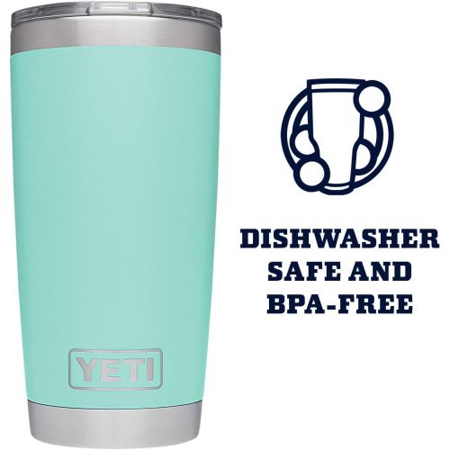 예티 YETI Rambler 20 oz Tumbler, Stainless Steel, Vacuum Insulated with MagSlider Lid