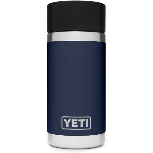 예티 YETI Rambler 12 oz Bottle, Stainless Steel, Vacuum Insulated, with Hot Shot Cap