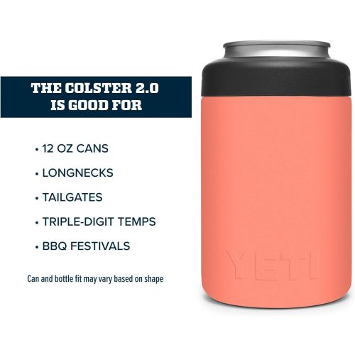 예티 YETI Rambler Colster 2.0, Vacuum Insulated, Stainless Steel
