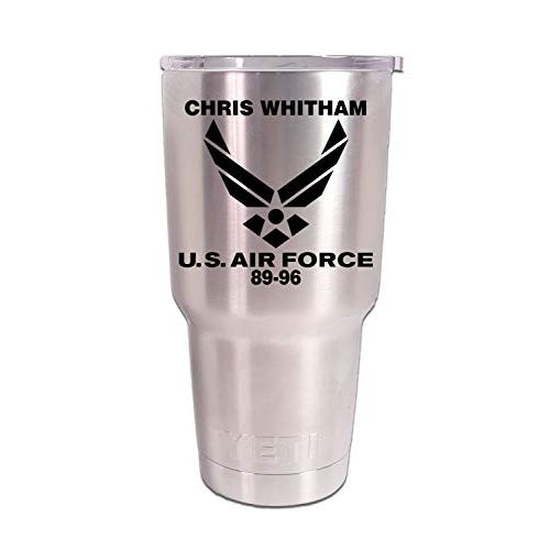 예티 Personalized YETI 30 oz. Tumbler US Air Force CUSTOM Laser Engraved - Includes MagSlide Lid