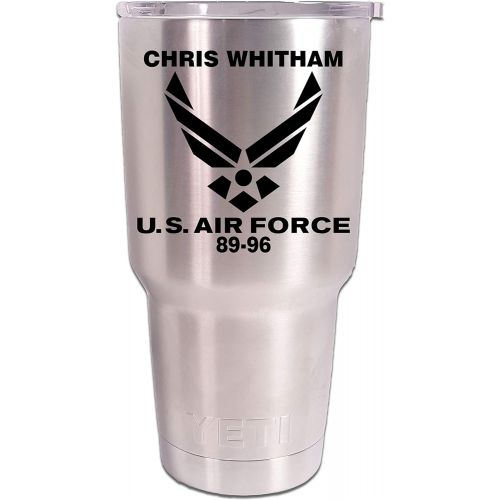 예티 Personalized YETI 30 oz. Tumbler US Air Force CUSTOM Laser Engraved - Includes MagSlide Lid