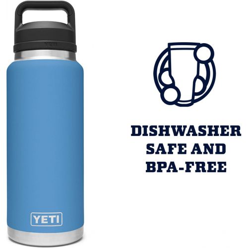 예티 YETI Rambler 36 oz Bottle, Vacuum Insulated, Stainless Steel with Chug Cap