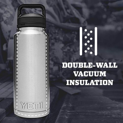 예티 YETI Rambler 36 oz Bottle, Vacuum Insulated, Stainless Steel with Chug Cap