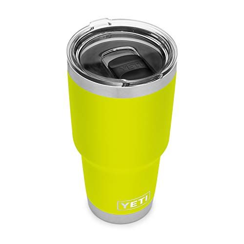 예티 YETI Rambler 30 oz Tumbler, Stainless Steel, Vacuum Insulated with MagSlider Lid, Chartreuse